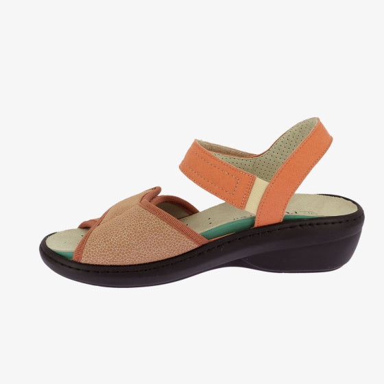 sandale orthopédique femme podowell orange