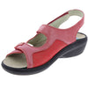 sandale orthopédique femme podowell rouge