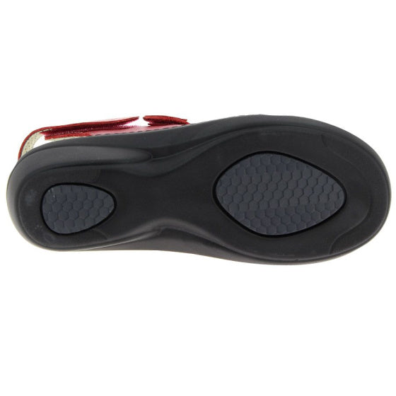 sandale orthopédique femme podowell rouge