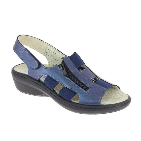 sandale orthopédique femme podowell bleu marine