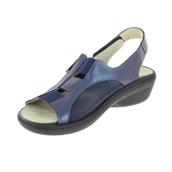 sandale orthopédique femme podowell bleu marine
