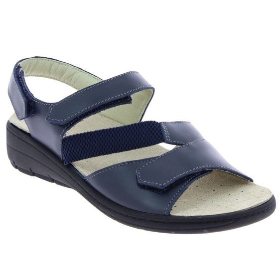 sandale orthopédique femme podowell bleu