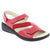 sandale orthopédique femme podowell rouge