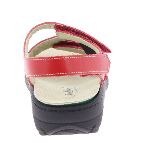 sandale orthopédique femme podowell rouge