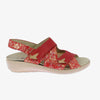 sandale orthopédique femme podowell rouge