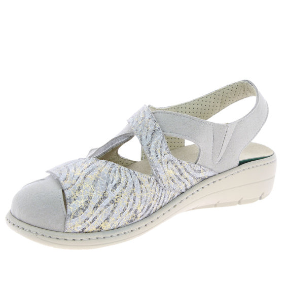 sandale orthopédique femme podowell gris