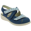 sandale orthopédique femme podowell bleu