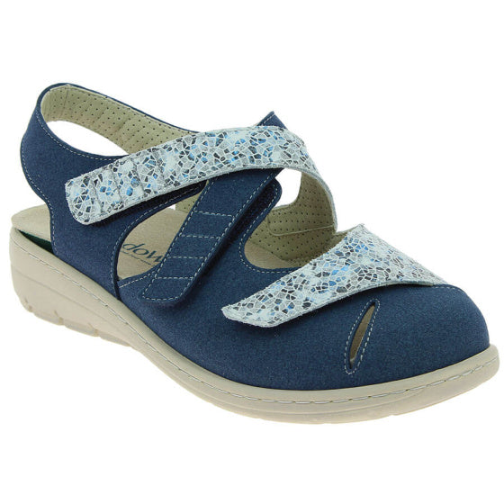 sandale orthopédique femme podowell bleu